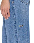 Womens Icon Jean Frenchie Blue Straight Denim Jeans - Denim