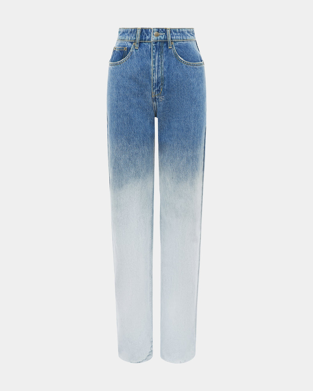 Womens Playback Glacier Straight Denim Jeans - Denim