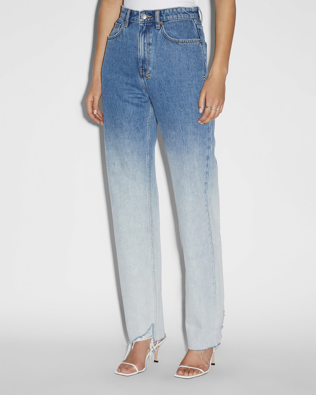 Womens Playback Glacier Straight Denim Jeans - Denim