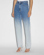 Womens Playback Glacier Straight Denim Jeans - Denim