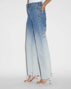 Womens Playback Glacier Straight Denim Jeans - Denim