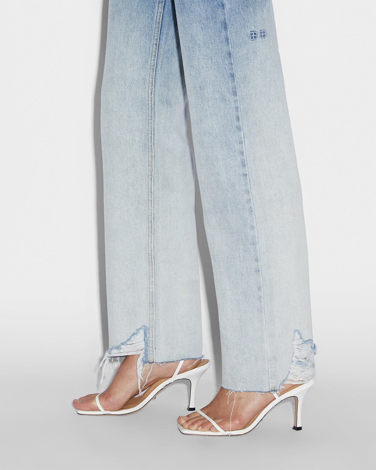 Womens Playback Glacier Straight Denim Jeans - Denim