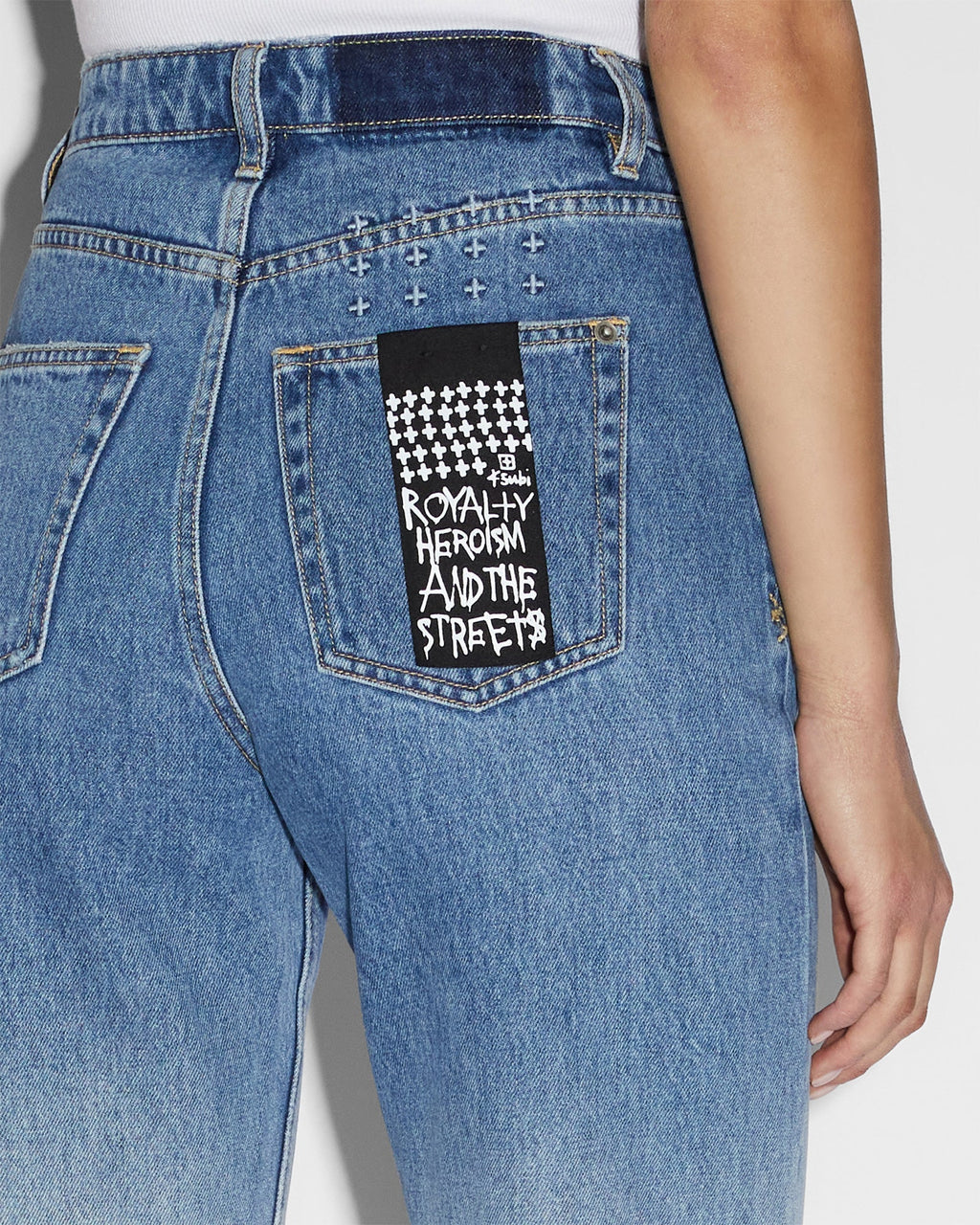 Womens Playback Glacier Straight Denim Jeans - Denim