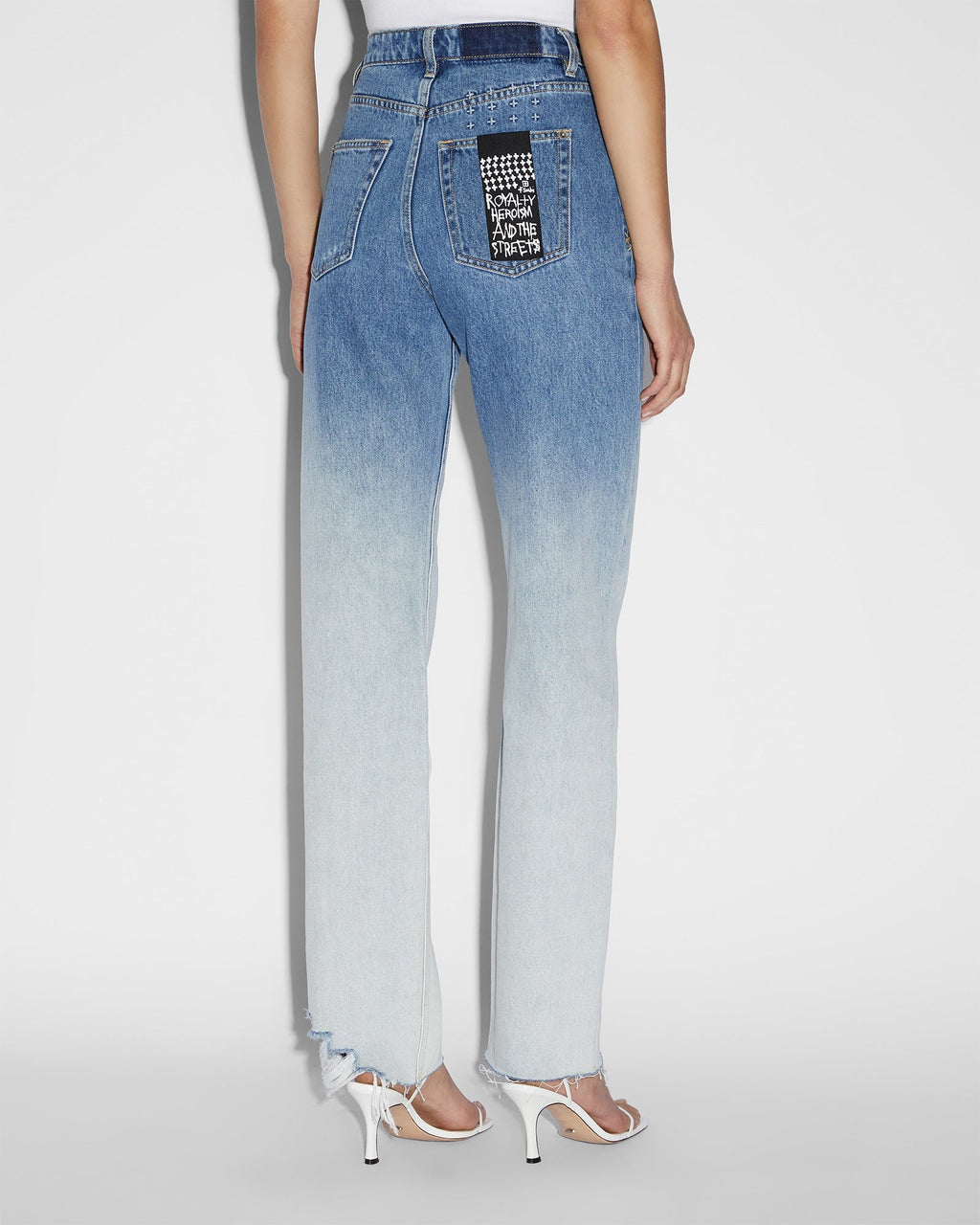 Womens Playback Glacier Straight Denim Jeans - Denim