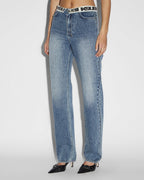 Womens Playback Flipped Overkast Straight Denim Jeans - Denim