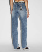 Womens Playback Flipped Overkast Straight Denim Jeans - Denim