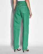 Womens Playback Jade Straight Denim Jeans - Green