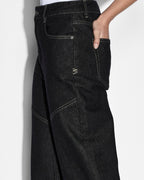 Womens Playback Midnight Straight Denim Jeans - Black