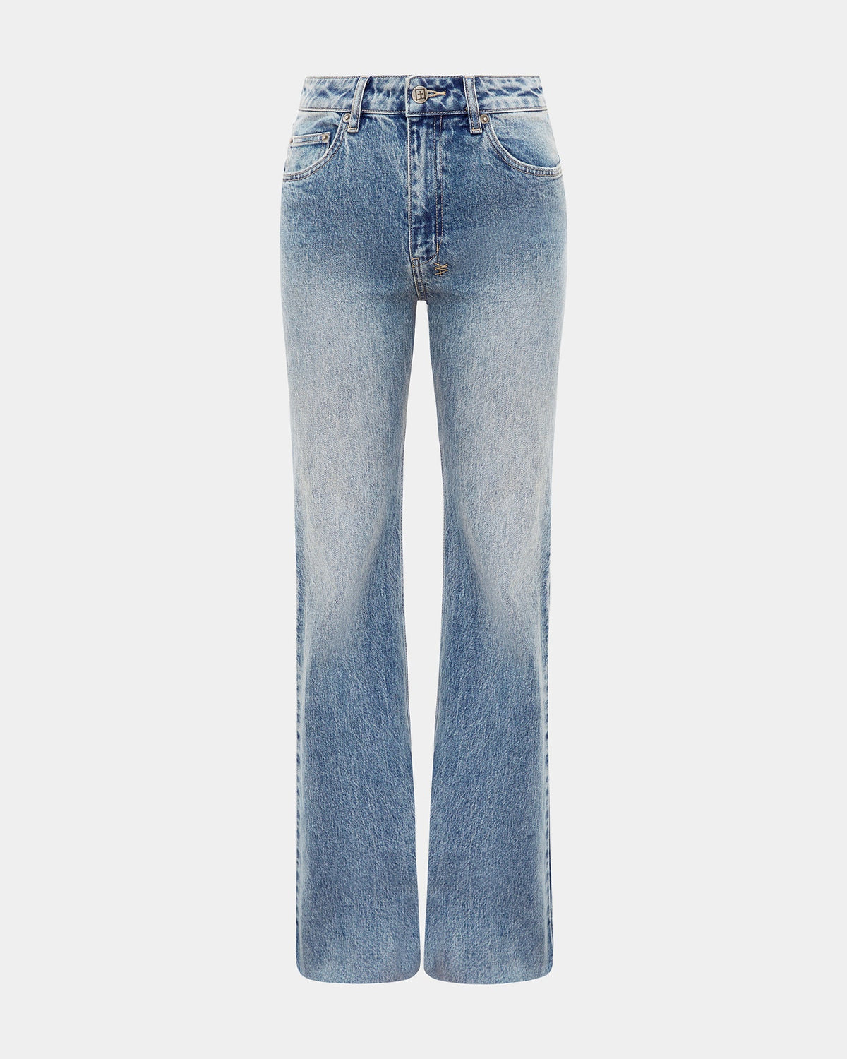 Womens Soho Overkast Flare Denim Jeans - Denim