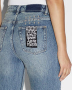 Womens Soho Overkast Flare Denim Jeans - Denim