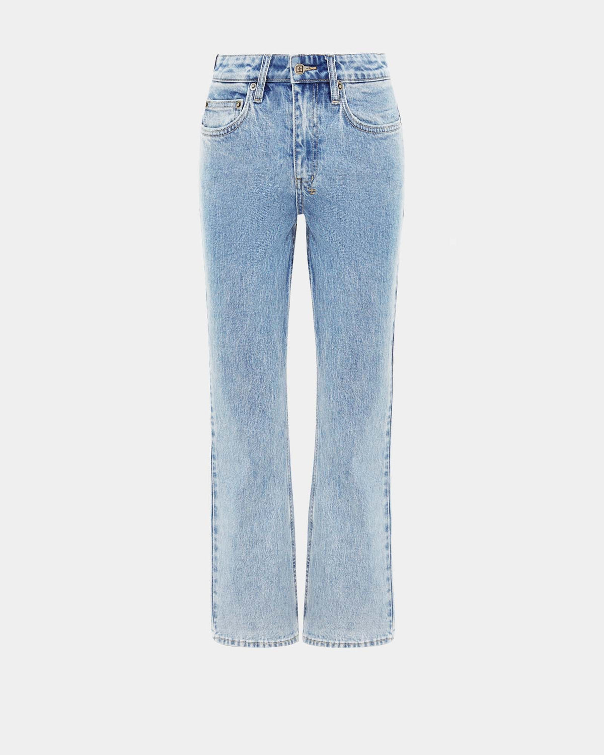 Womens Soho Crop Authentik Flare Denim Jeans - Denim