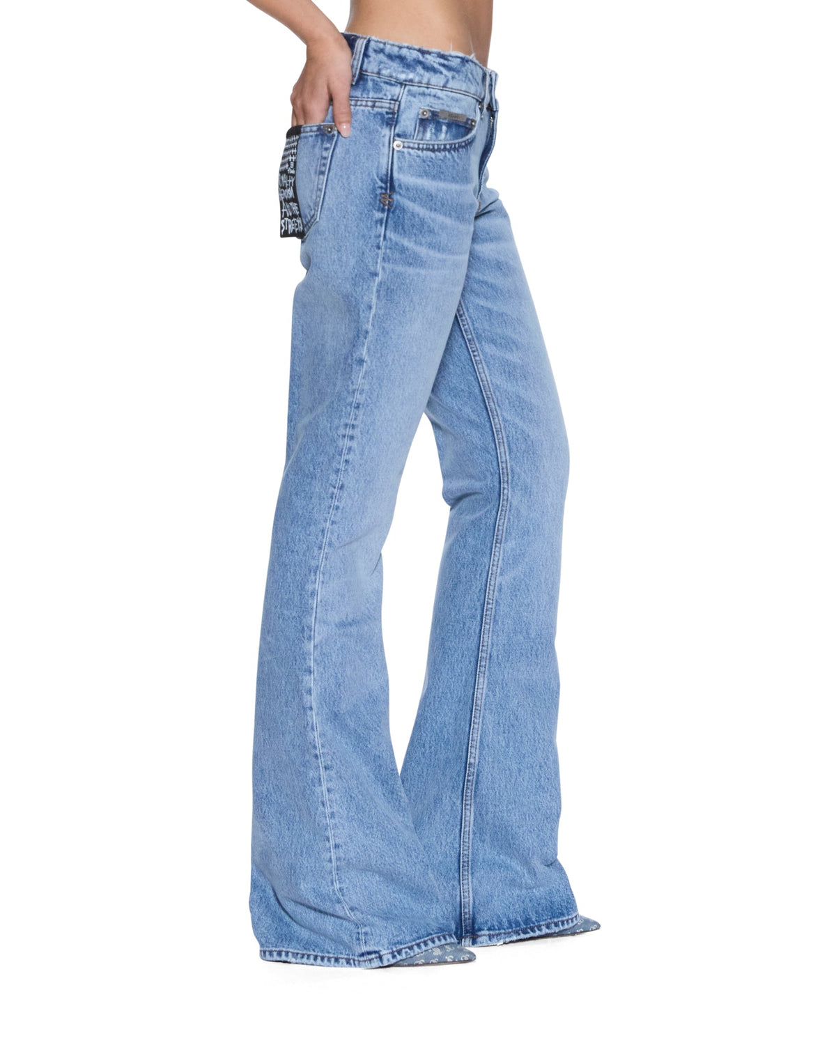 Womens Soho Lo Mercer Blue Bootcut Denim Jeans - Denim