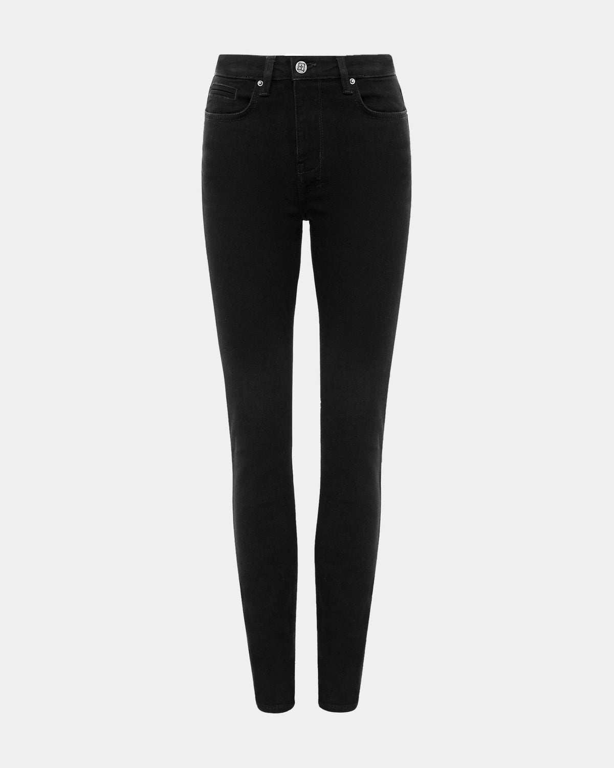 Womens Spray On Xtra Nightfall Skinny Denim Jeans - Black