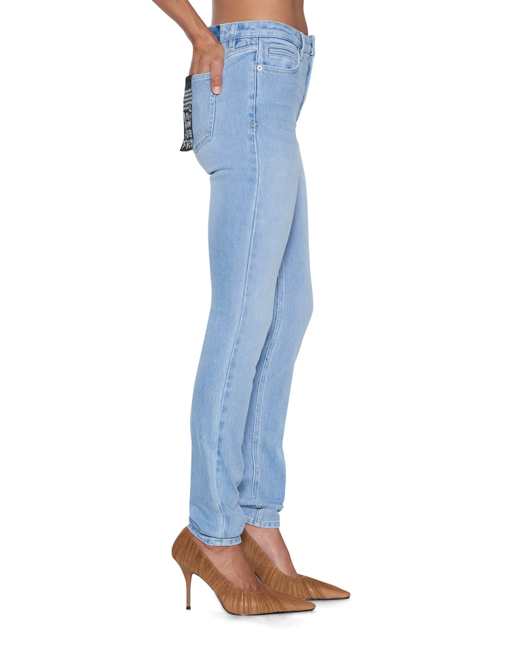 Womens Spray On Xtra Deja Vu Skinny Denim Jeans - Denim