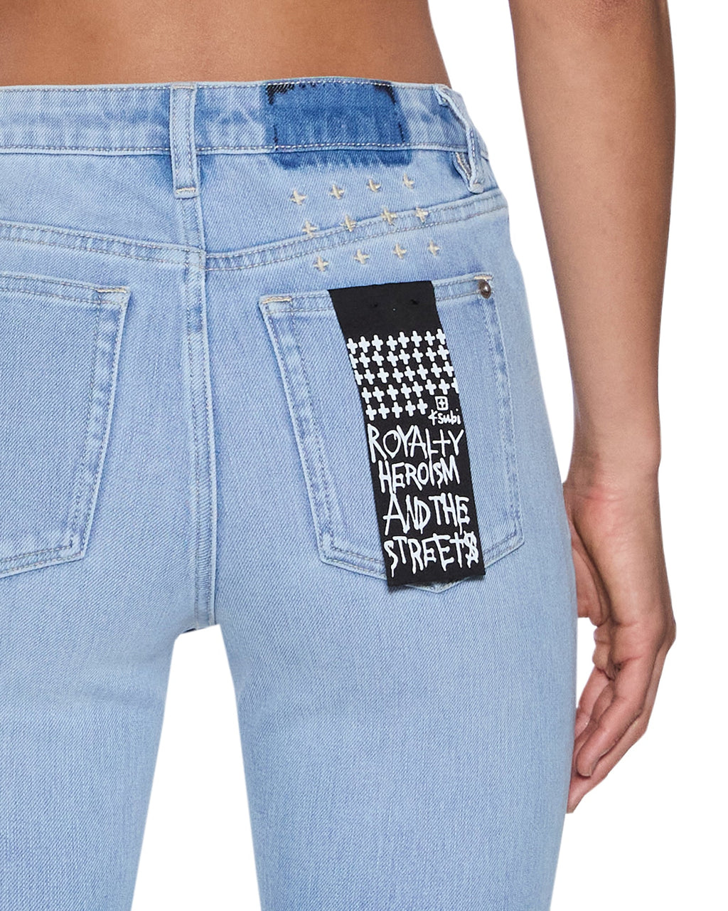 Womens Spray On Xtra Deja Vu Skinny Denim Jeans - Denim