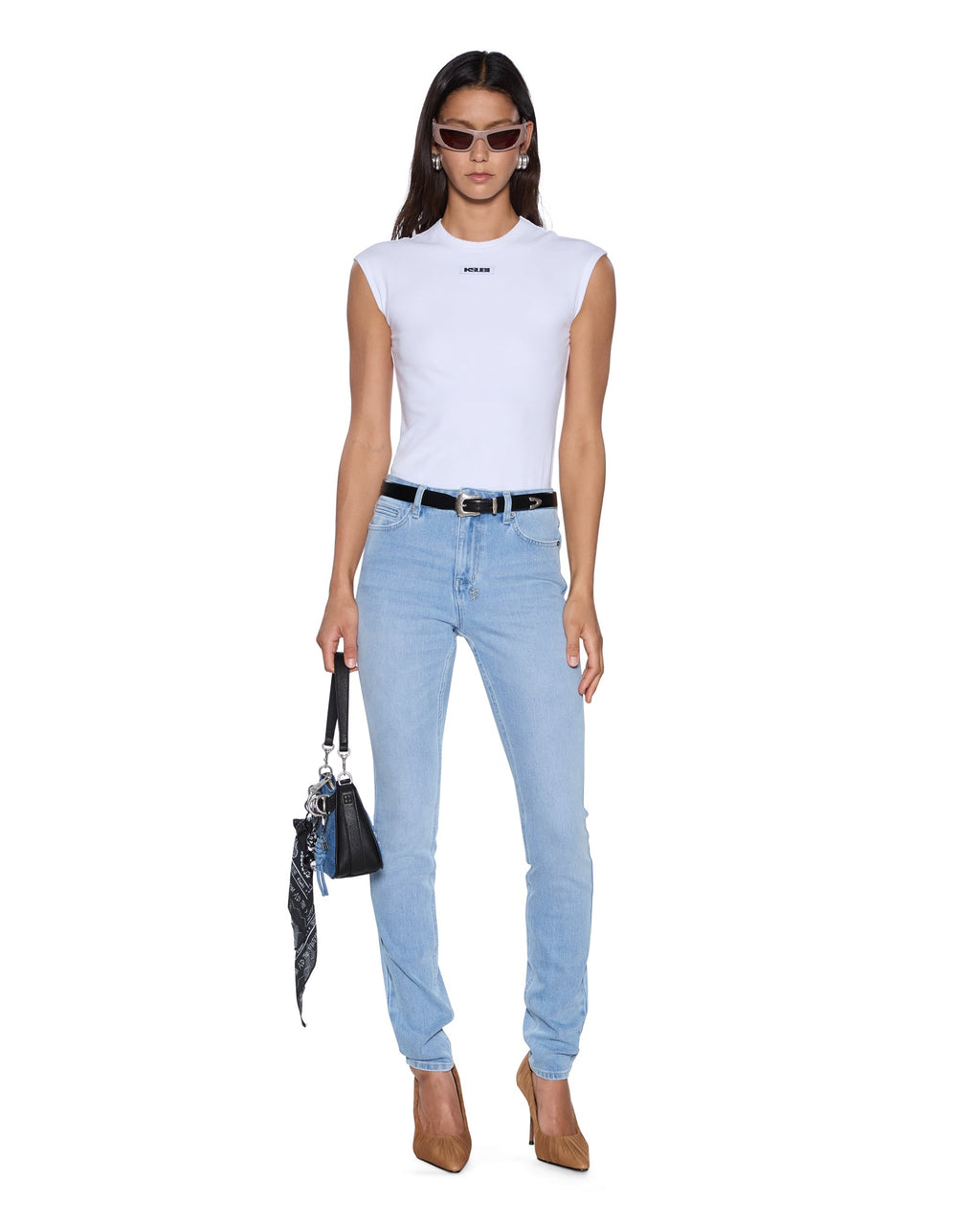 Womens Spray On Xtra Deja Vu Skinny Denim Jeans - Denim