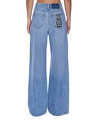 Womens Strider Horizon Wide Denim Jeans - Denim