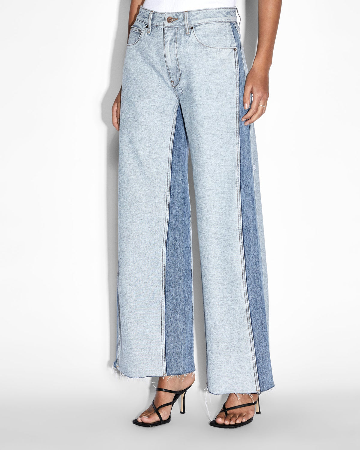 Womens Swinger Jean Recreate Wide Denim Jeans - Denim