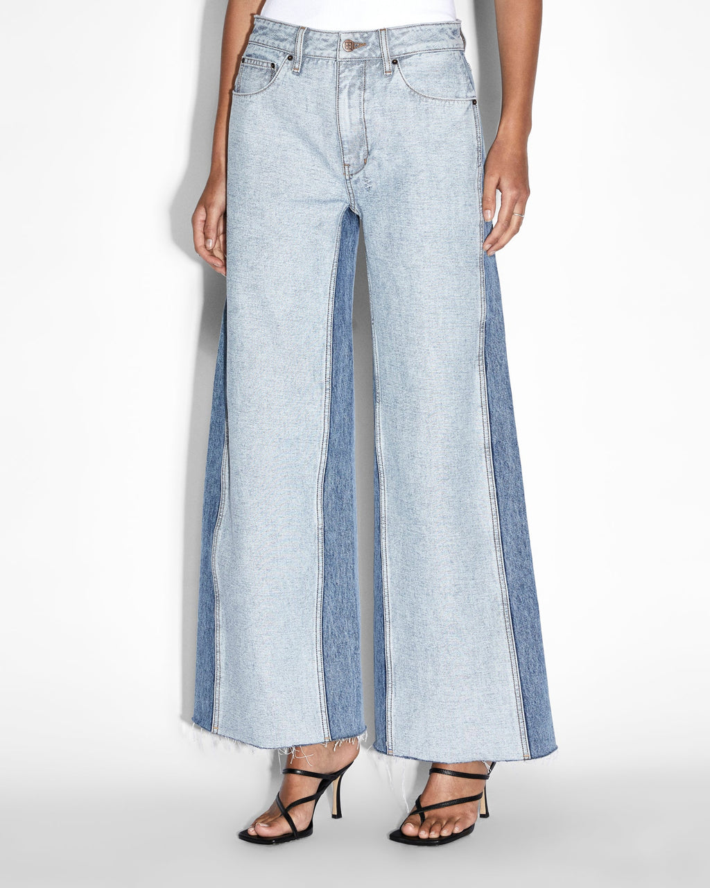 Womens Swinger Jean Recreate Wide Denim Jeans - Denim