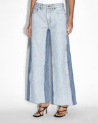 Womens Swinger Jean Recreate Wide Denim Jeans - Denim