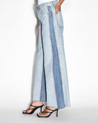 Womens Swinger Jean Recreate Wide Denim Jeans - Denim