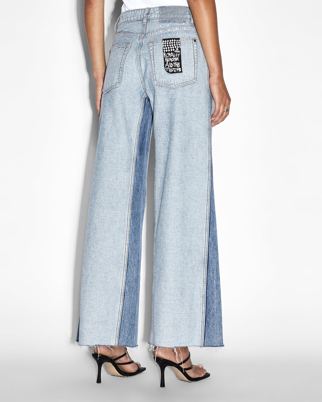 Womens Swinger Jean Recreate Wide Denim Jeans - Denim
