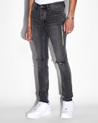 Mens Van Winkle Dance Klass Skinny Denim Jeans - Black