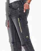 Mens Van Winkle Dance Klass Skinny Denim Jeans - Black
