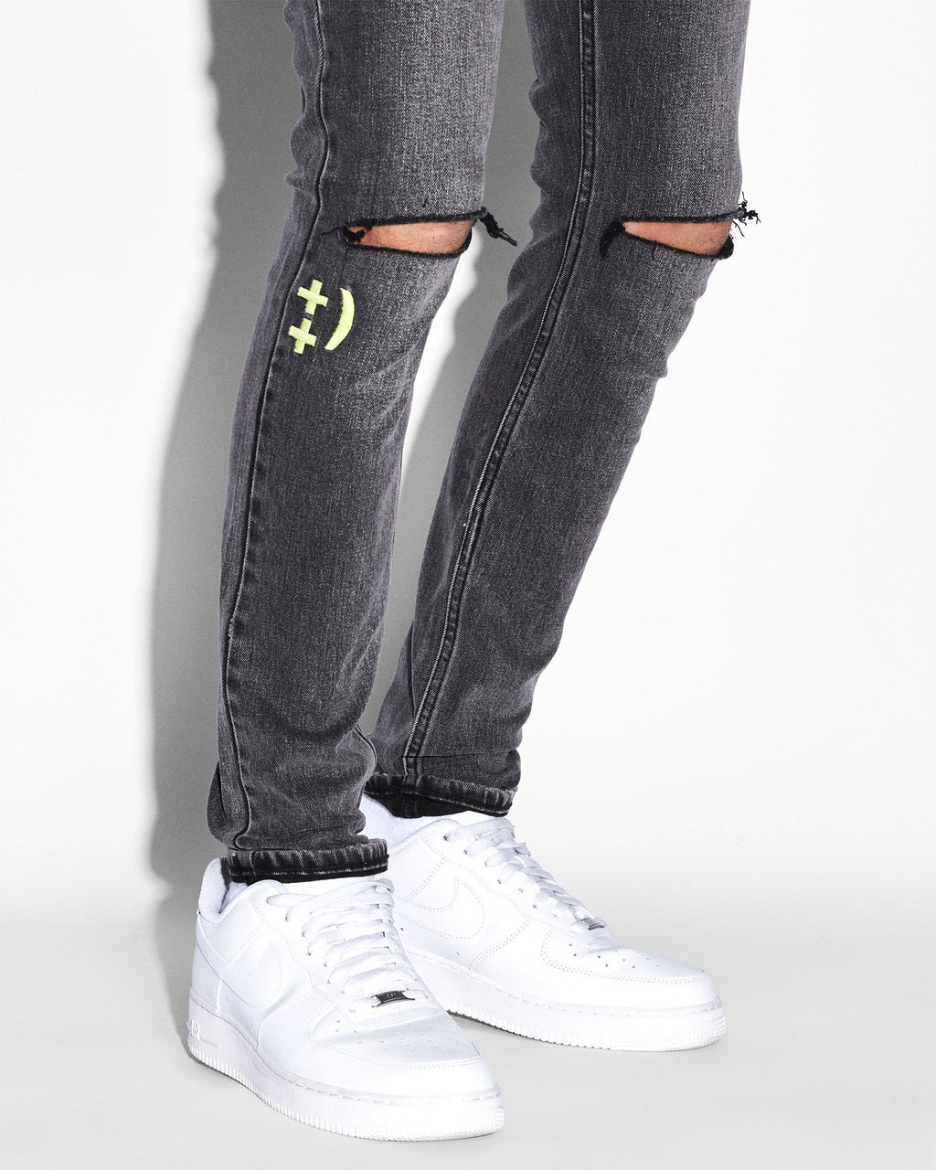 Mens Van Winkle Dance Klass Skinny Denim Jeans - Black