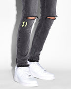Mens Van Winkle Dance Klass Skinny Denim Jeans - Black