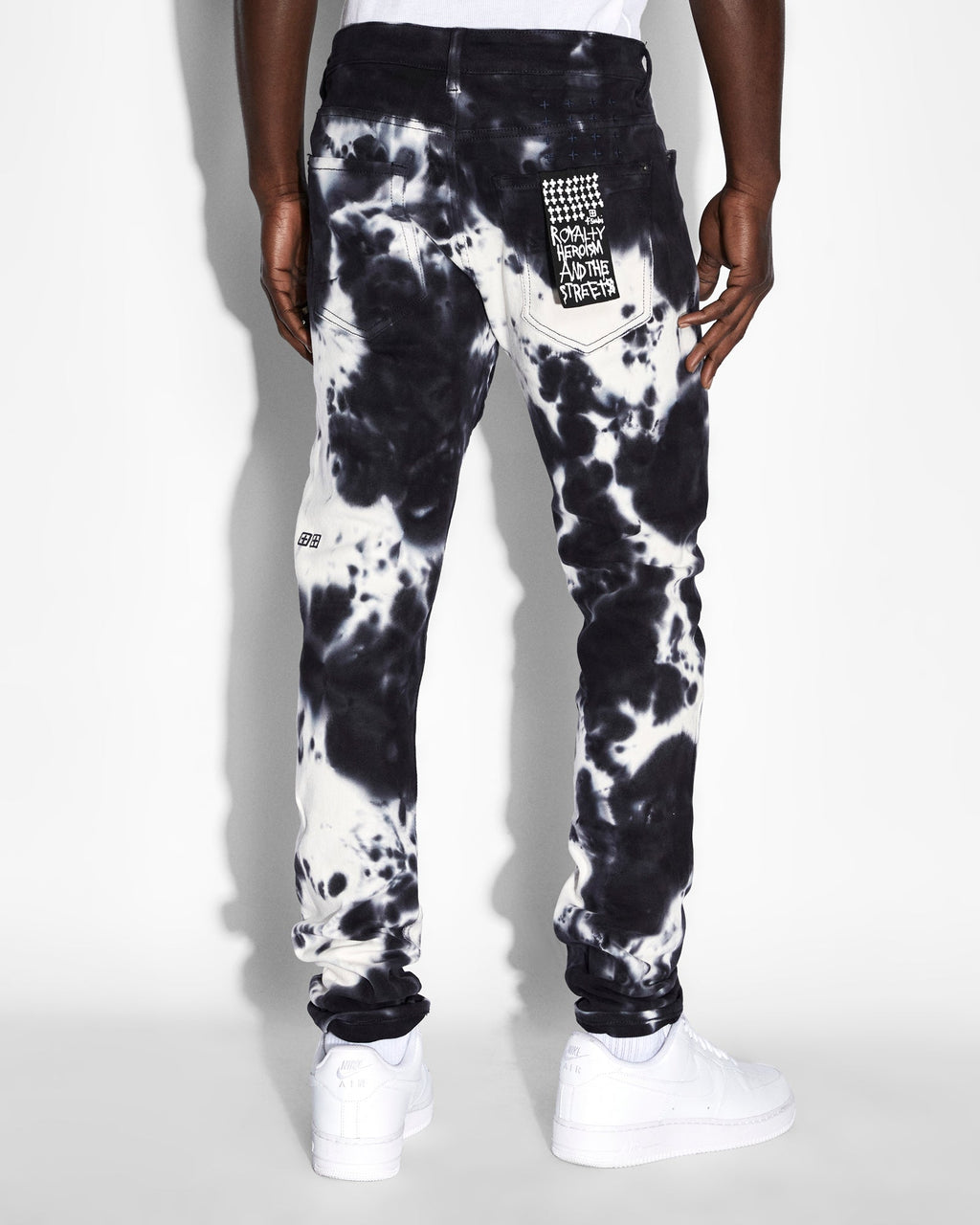 Mens Van Winkle Habits Dialled Skinny Denim Jeans - White
