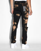 Mens Van Winkle Hellfire Skinny Denim Jeans - Black