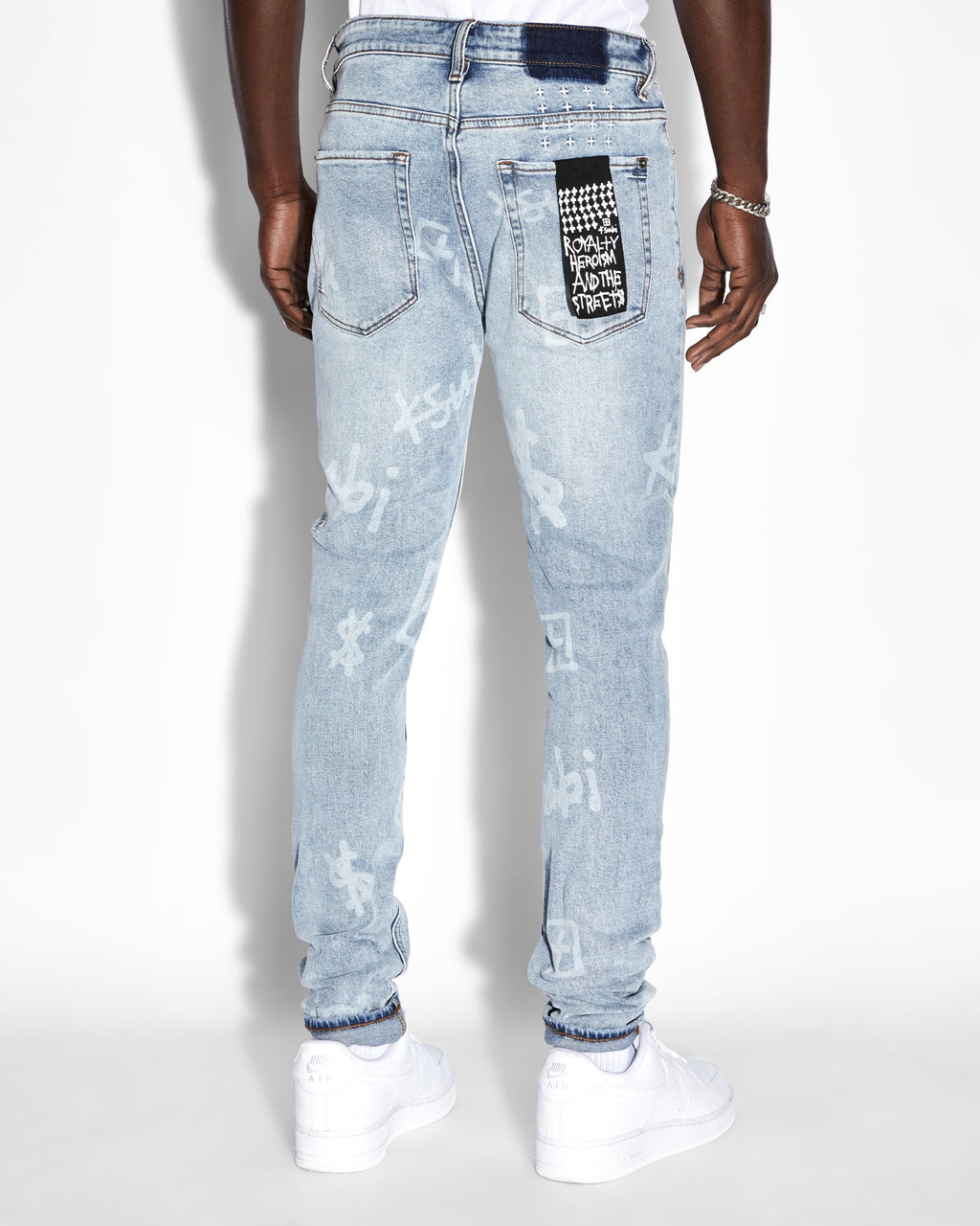 Mens Van Winkle Kash Box Skinny Denim Jeans - Denim