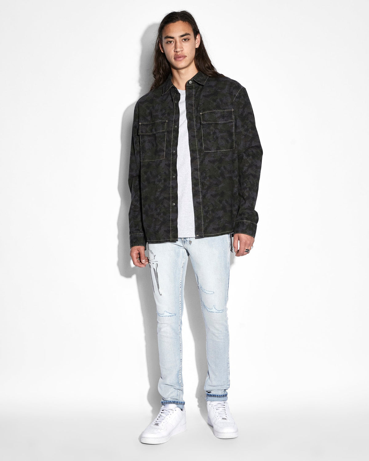 Mens Van Winkle Lovesik Skinny Denim Jeans - Denim
