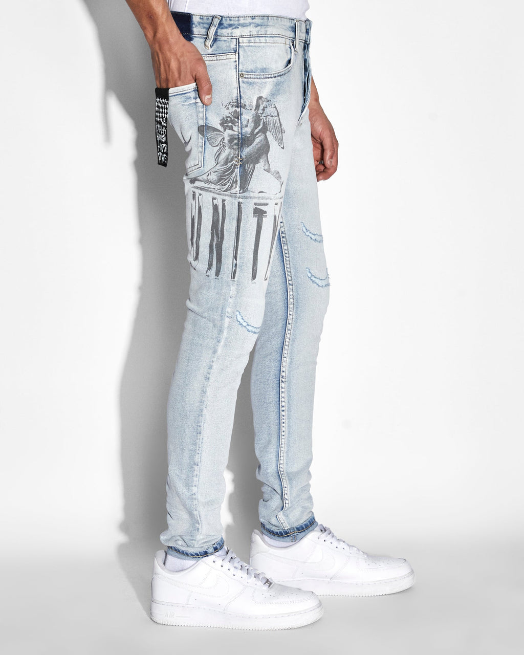 Mens Van Winkle Lovesik Skinny Denim Jeans - Denim