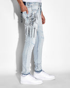 Mens Van Winkle Lovesik Skinny Denim Jeans - Denim