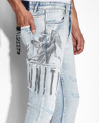 Mens Van Winkle Lovesik Skinny Denim Jeans - Denim