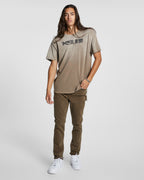 Mens Wolfgang Clay Tapered Denim Jeans - Brown
