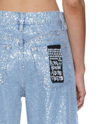 Womens Empire Jean High Rollers Straight Denim Jeans - Denim