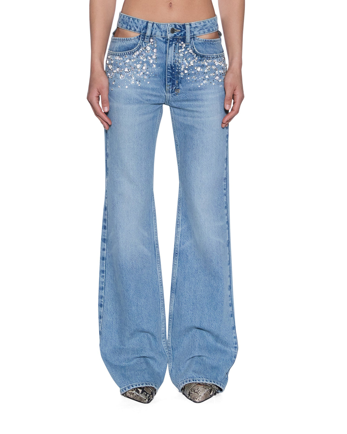 Womens Frontier Soho Kulture Krystal Bootcut Denim Jeans - Denim
