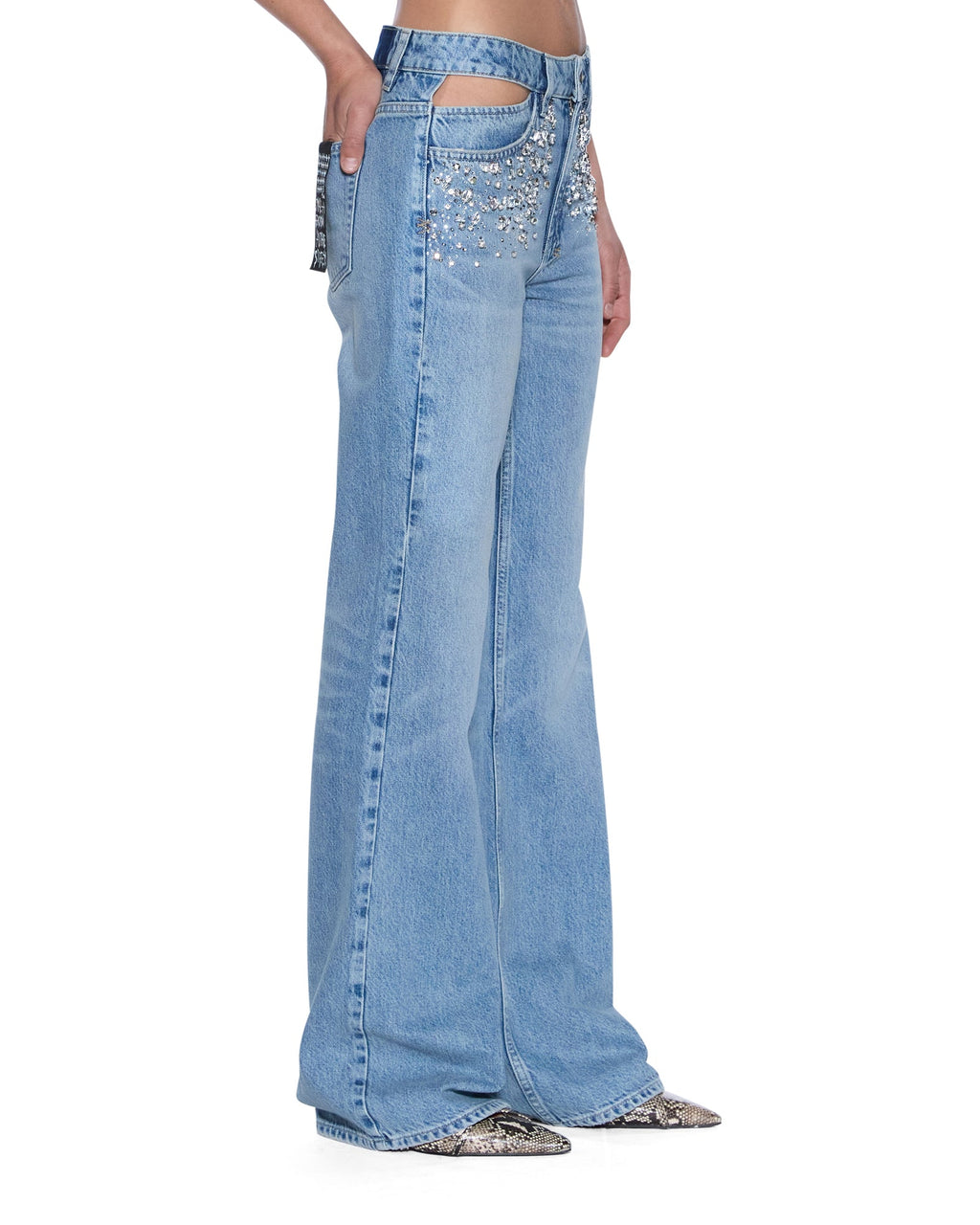 Womens Frontier Soho Kulture Krystal Bootcut Denim Jeans - Denim