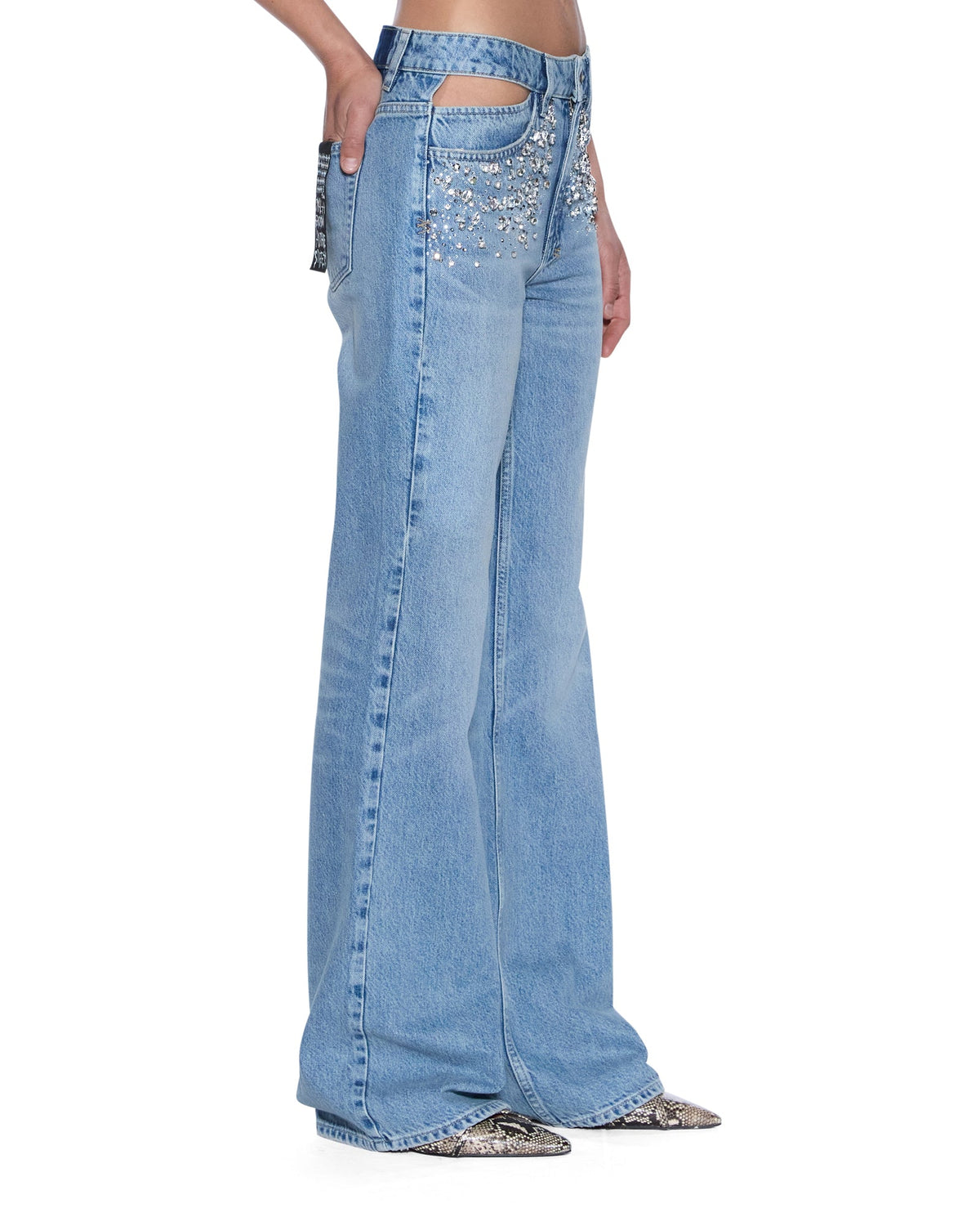 Womens Frontier Soho Kulture Krystal Bootcut Denim Jeans - Denim