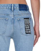 Womens Frontier Soho Kulture Krystal Bootcut Denim Jeans - Denim