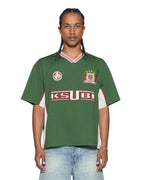 Mens Offside Ss Jersey Green Relaxed Fashion Tops - Green