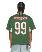 Mens Offside Ss Jersey Green Relaxed Fashion Tops - Green