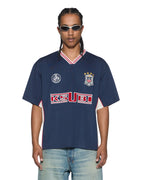 Mens Offside Ss Jersey Navy Relaxed Fashion Tops - Navy