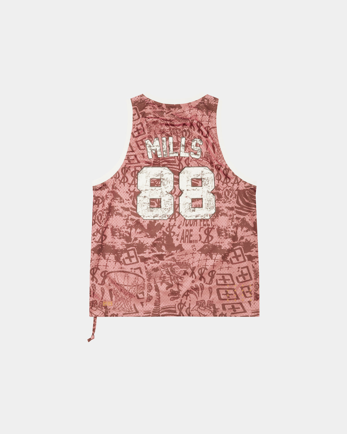 Mens Mills Ikon Jersey Multi Boxy Fashion Tops - Multi Colour