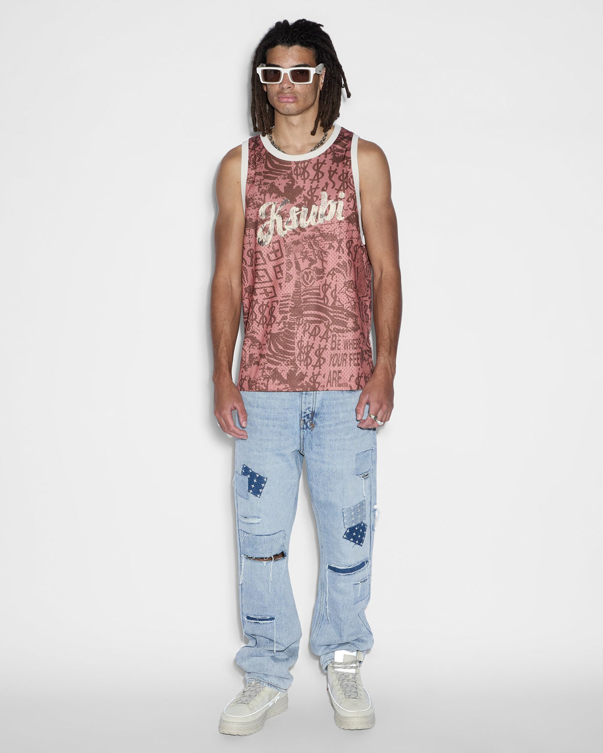 Mens Mills Ikon Jersey Multi Boxy Fashion Tops - Multi Colour