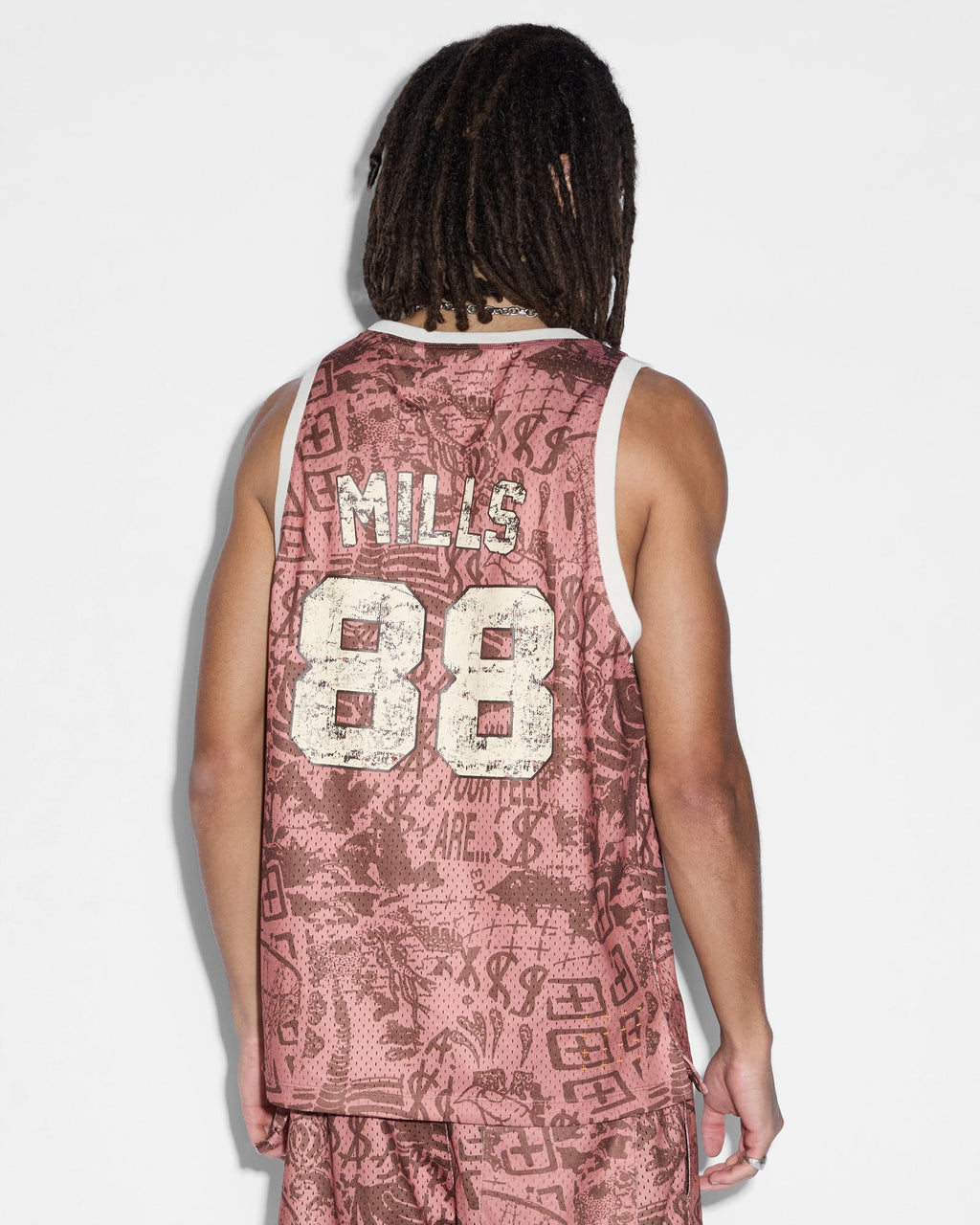 Mens Mills Ikon Jersey Multi Boxy Fashion Tops - Multi Colour