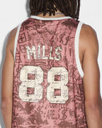 Mens Mills Ikon Jersey Multi Boxy Fashion Tops - Multi Colour